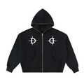 “TIME IS MONEY” FULL-ZIP HOODIE