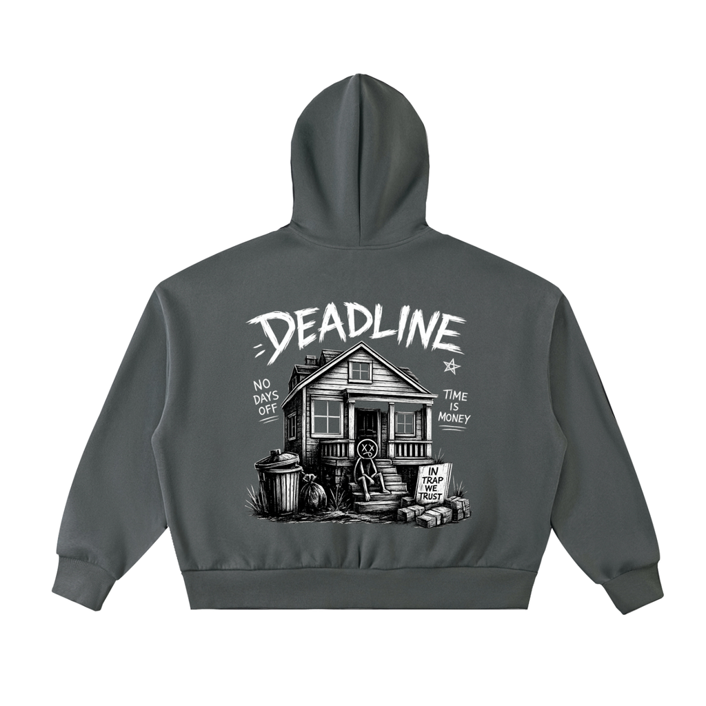 “TIME IS MONEY” FULL-ZIP HOODIE