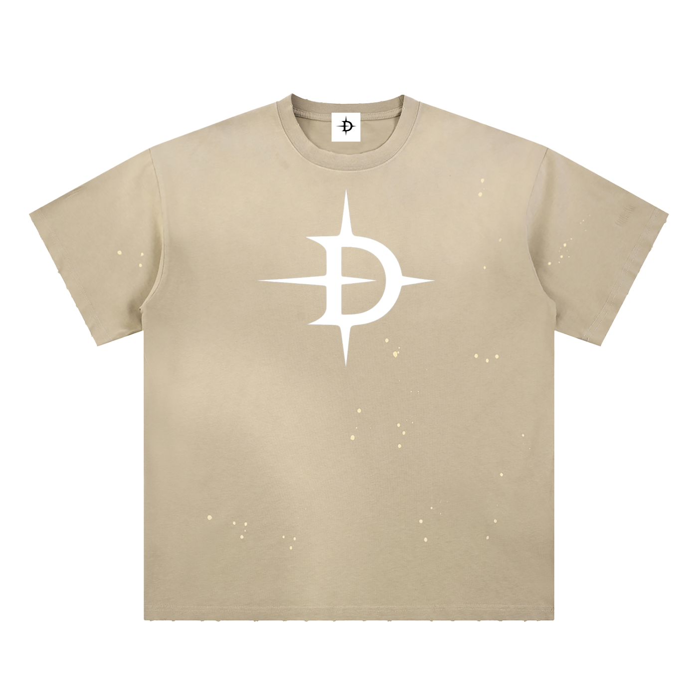 “TIME IS MONEY” PAINT SPLATTER TEE