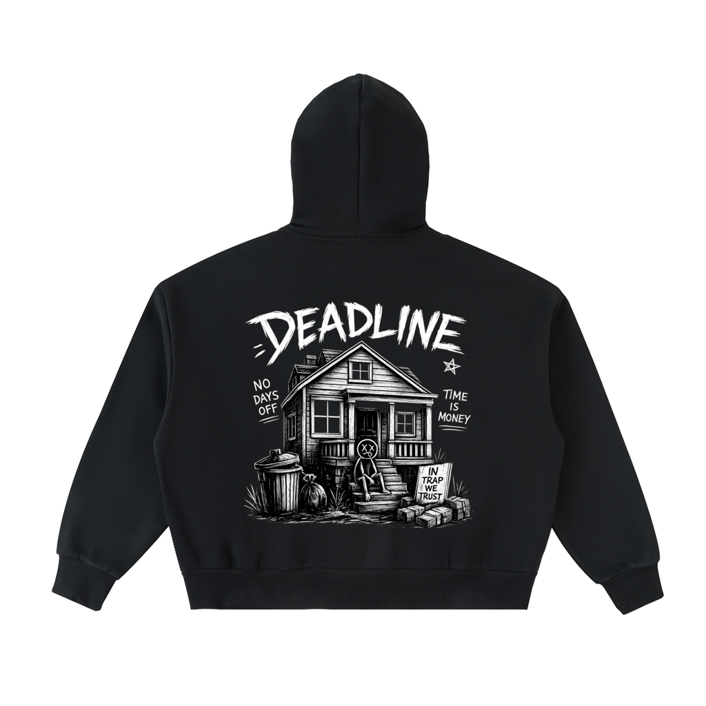 “TIME IS MONEY” FULL-ZIP HOODIE
