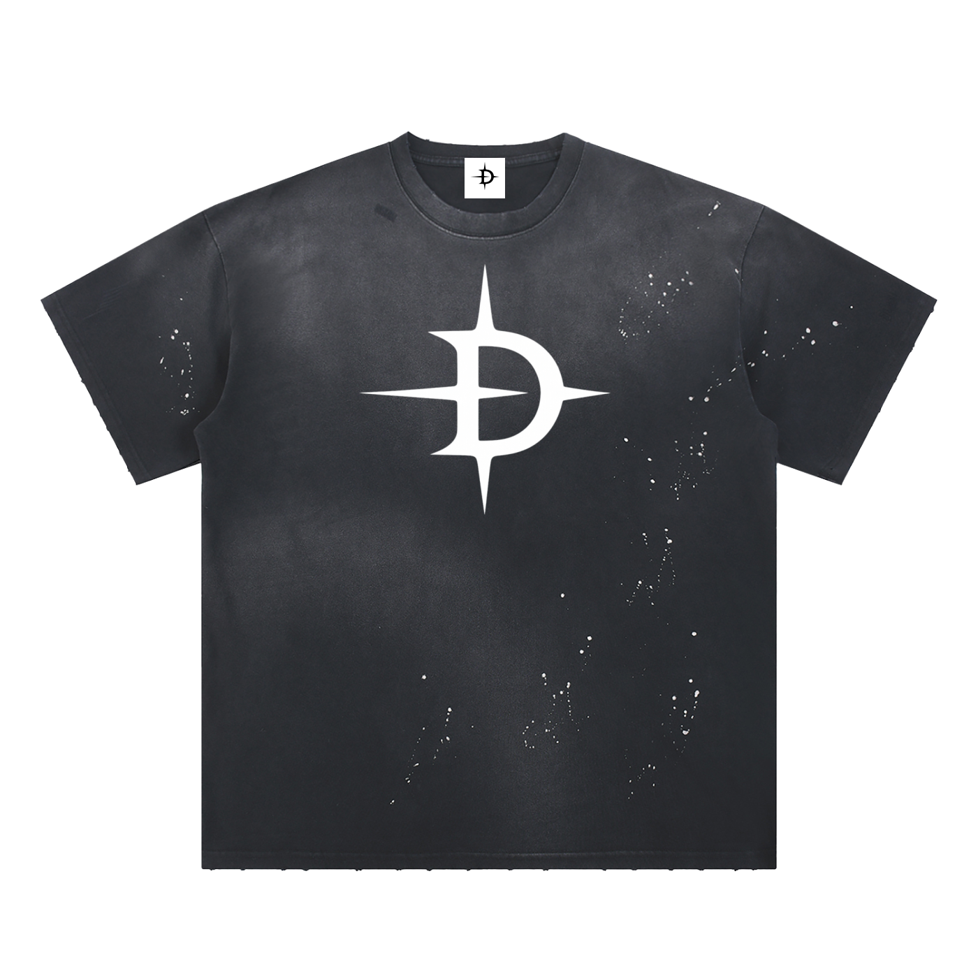 “TIME IS MONEY” PAINT SPLATTER TEE